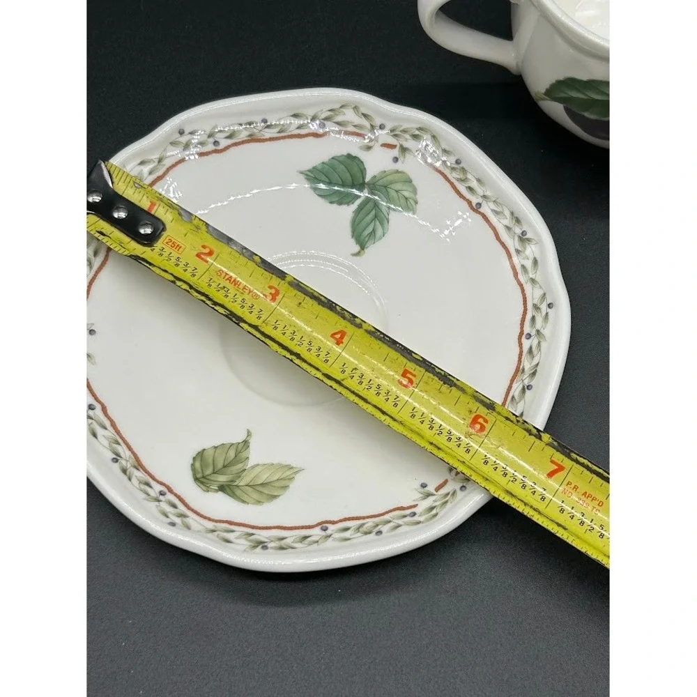 Noritake Casual Gourmet Harvest Raspberry Tea Cup‎ and Saucer Set